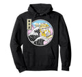 Surfing Banana Milk Carton Kanagawa Wave Hoodie - Trendy Graphic Unisex - T-Shirt, Sweatshirt, Hoodie