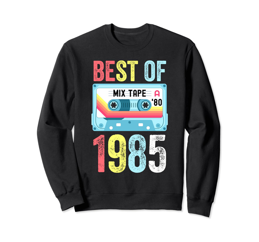 Best 1985 Cassette Tape Sweatshirt - Graphic Print Men Women - T-Shirt, Sweatshirt, Hoodie