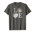 I Love Baseball Softball Team Gift T-Shirt - Streetwear Style for Adults - T-Shirt, Sweatshirt, Hoodie