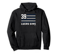 Flag Stripes Lucas Sims Boston Hoodie - Casual Everyday Wear Unisex - T-Shirt, Sweatshirt, Hoodie