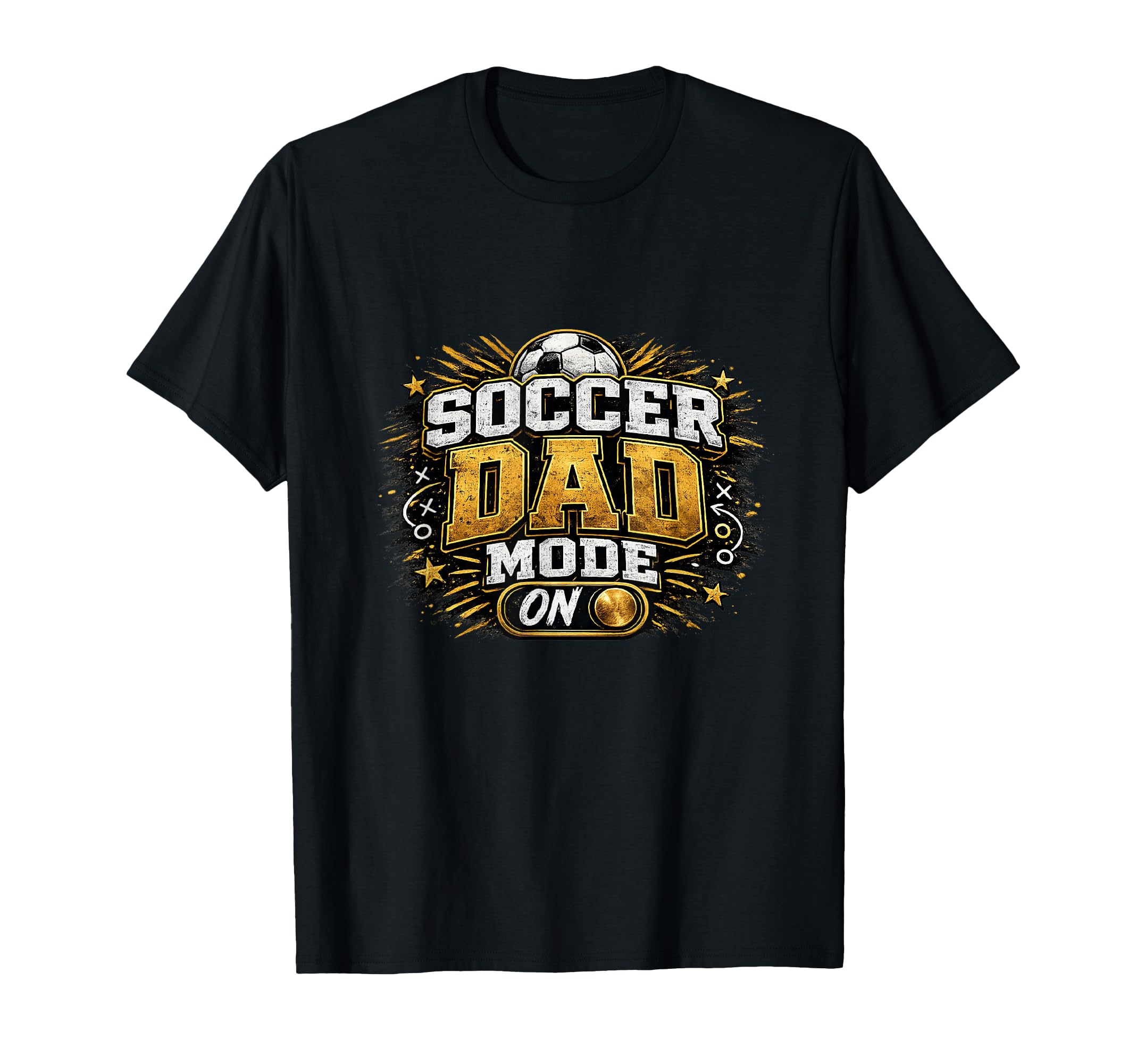 Soccer Dad Mode Funny Game Day T-Shirt - Custom Art Print Unisex - T-Shirt, Sweatshirt, Hoodie