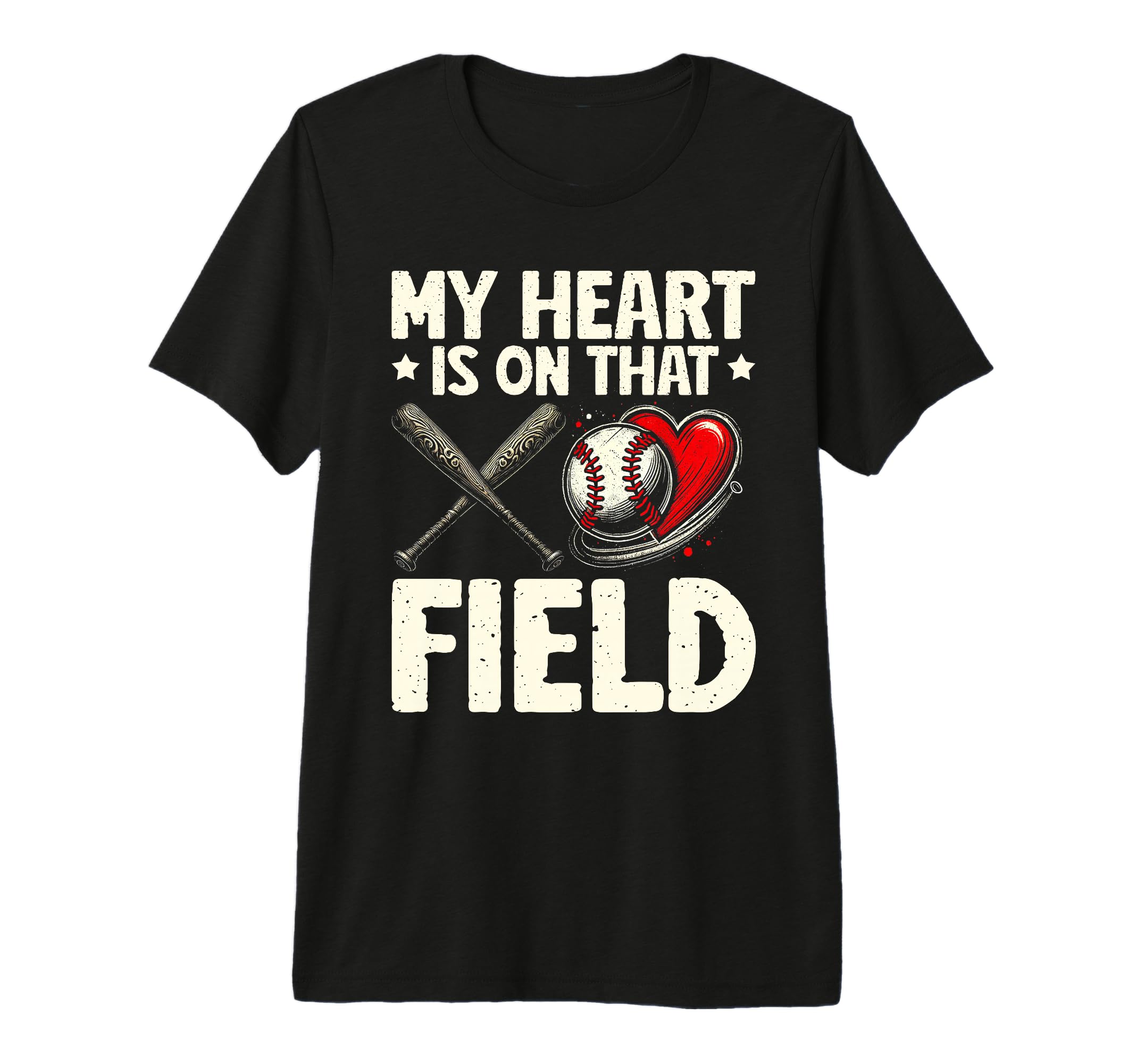 My Heart Is That Field Mothers Day T-Shirt - Minimalist Print for Adults - T-Shirt, Sweatshirt, Hoodie