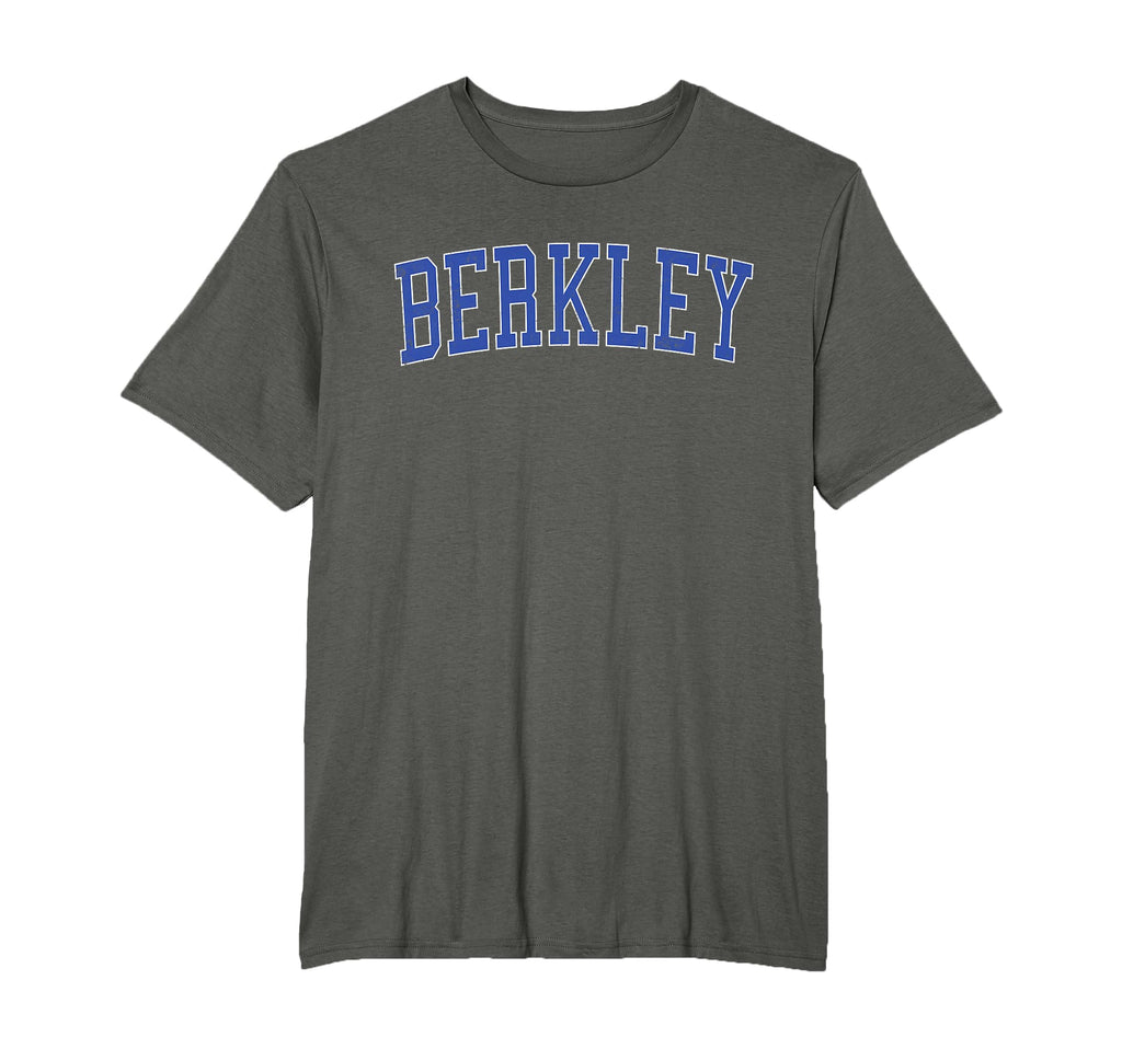 Berkley Mi Distressed Blue Varsity T-Shirt - Streetwear Style Unisex - T-Shirt, Sweatshirt, Hoodie
