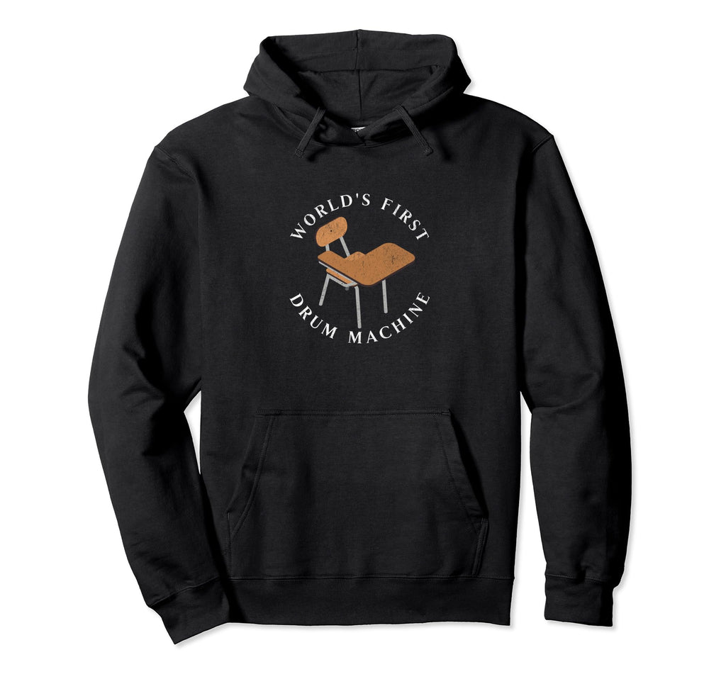 Worlds First Drum Machine Old School Hoodie - Unique Graphic Men Women - T-Shirt, Sweatshirt, Hoodie