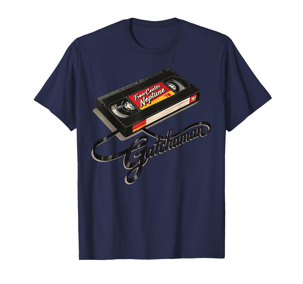 Gatchaman Vhs Tape Anime 70S T-Shirt - Aesthetic Graphic Unisex - T-Shirt, Sweatshirt, Hoodie