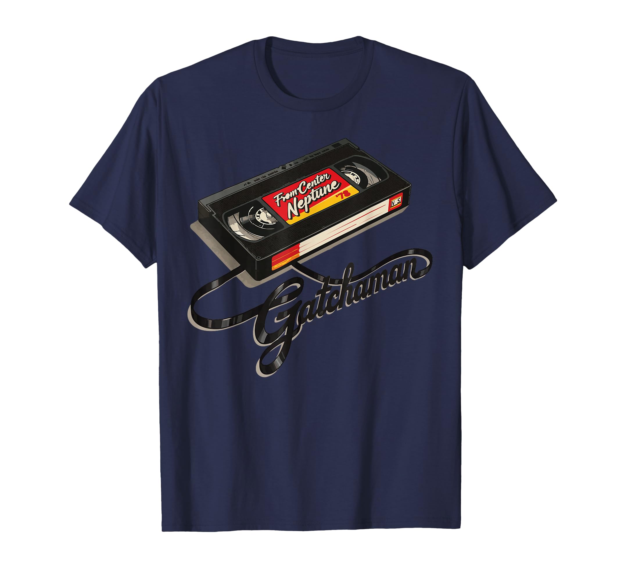Gatchaman Vhs Tape Anime 70S T-Shirt - Aesthetic Graphic Unisex - T-Shirt, Sweatshirt, Hoodie