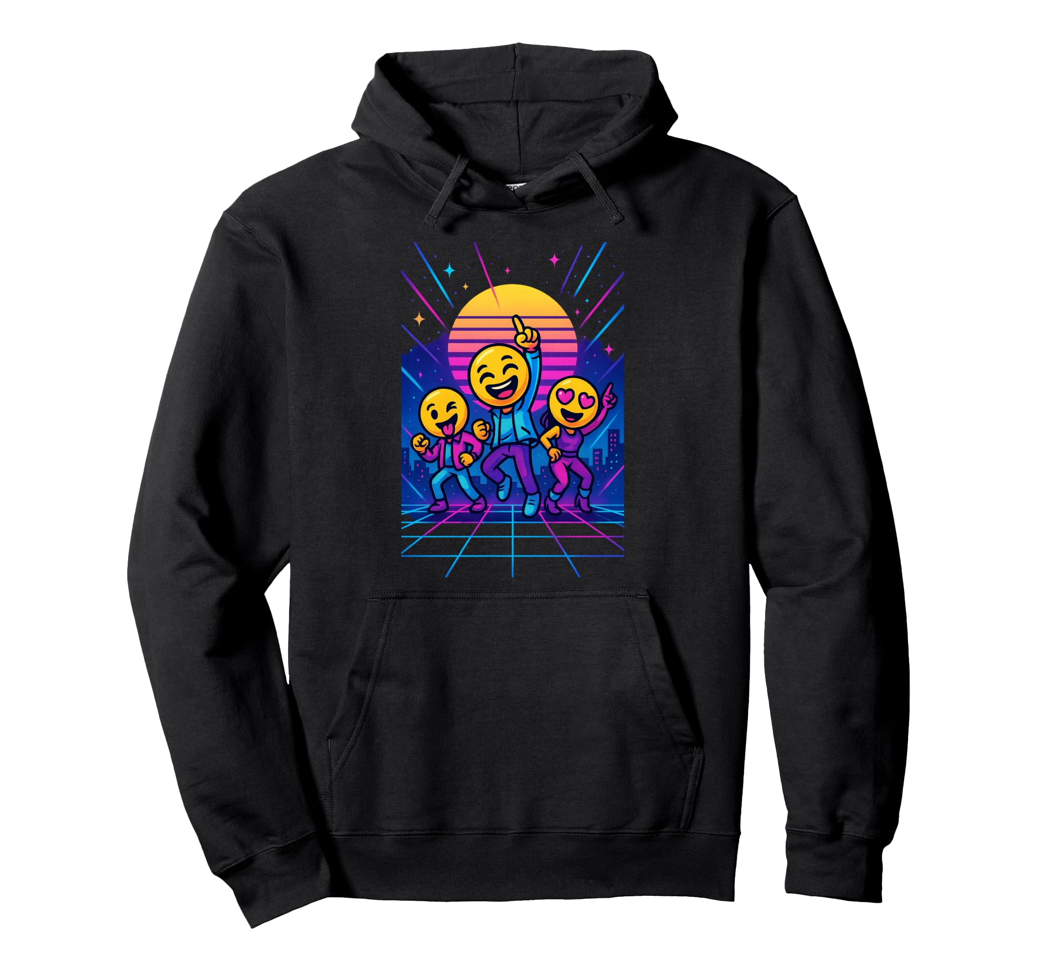80S Synthwave Hoodie - Novelty Apparel Men Women - T-Shirt, Sweatshirt, Hoodie