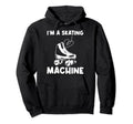 Roller Skating Disco Derby Skates Hoodie - Fun Novelty Design for Adults - T-Shirt, Sweatshirt, Hoodie