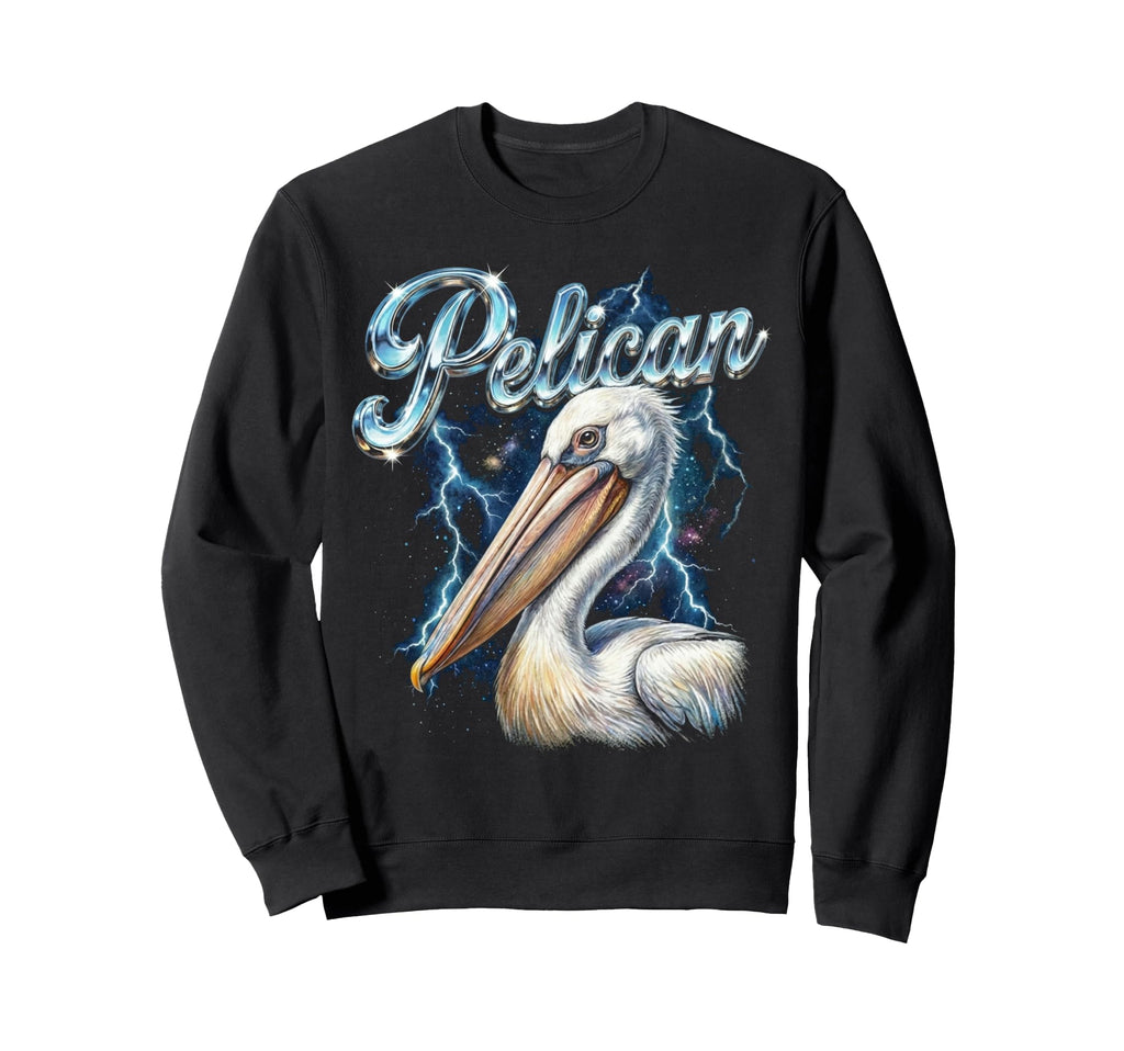 Pelican 90S Funny Pelican 80S Bird Sweatshirt - Novelty Apparel Unisex - T-Shirt, Sweatshirt, Hoodie