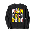 Mom Both Proud Softball Baseball Mom Sweatshirt - Trendy Graphic Unisex - T-Shirt, Sweatshirt, Hoodie