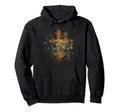 Cross Distressed 90S Goth Grunge Vibes 3 Hoodie - Graphic Print Unisex - T-Shirt, Sweatshirt, Hoodie