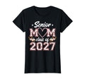Womens Floral Senior Mom Class 2027 Proud T-Shirt - Trendy Graphic Unisex - T-Shirt, Sweatshirt, Hoodie