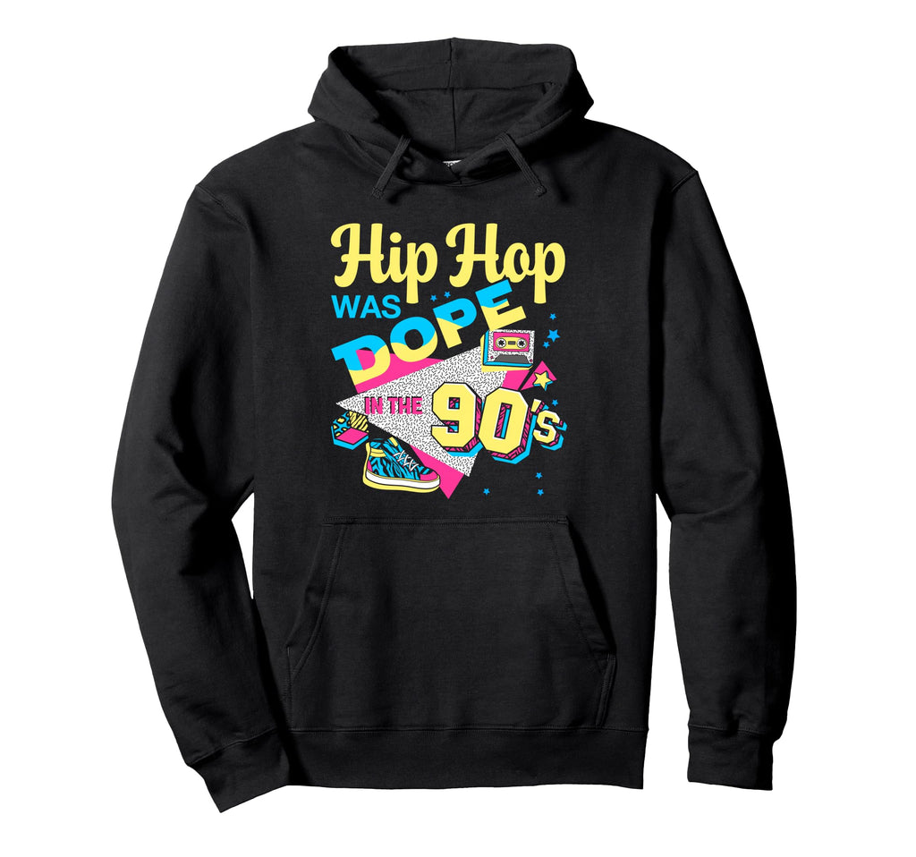 Dope Like 90S Hip Hop Old School Rap Vibes Hoodie - Graphic Print Men Women - T-Shirt, Sweatshirt, Hoodie