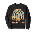 Boho Grandma Groovy One 1St Birthday Sweatshirt - Graphic Print Unisex - T-Shirt, Sweatshirt, Hoodie