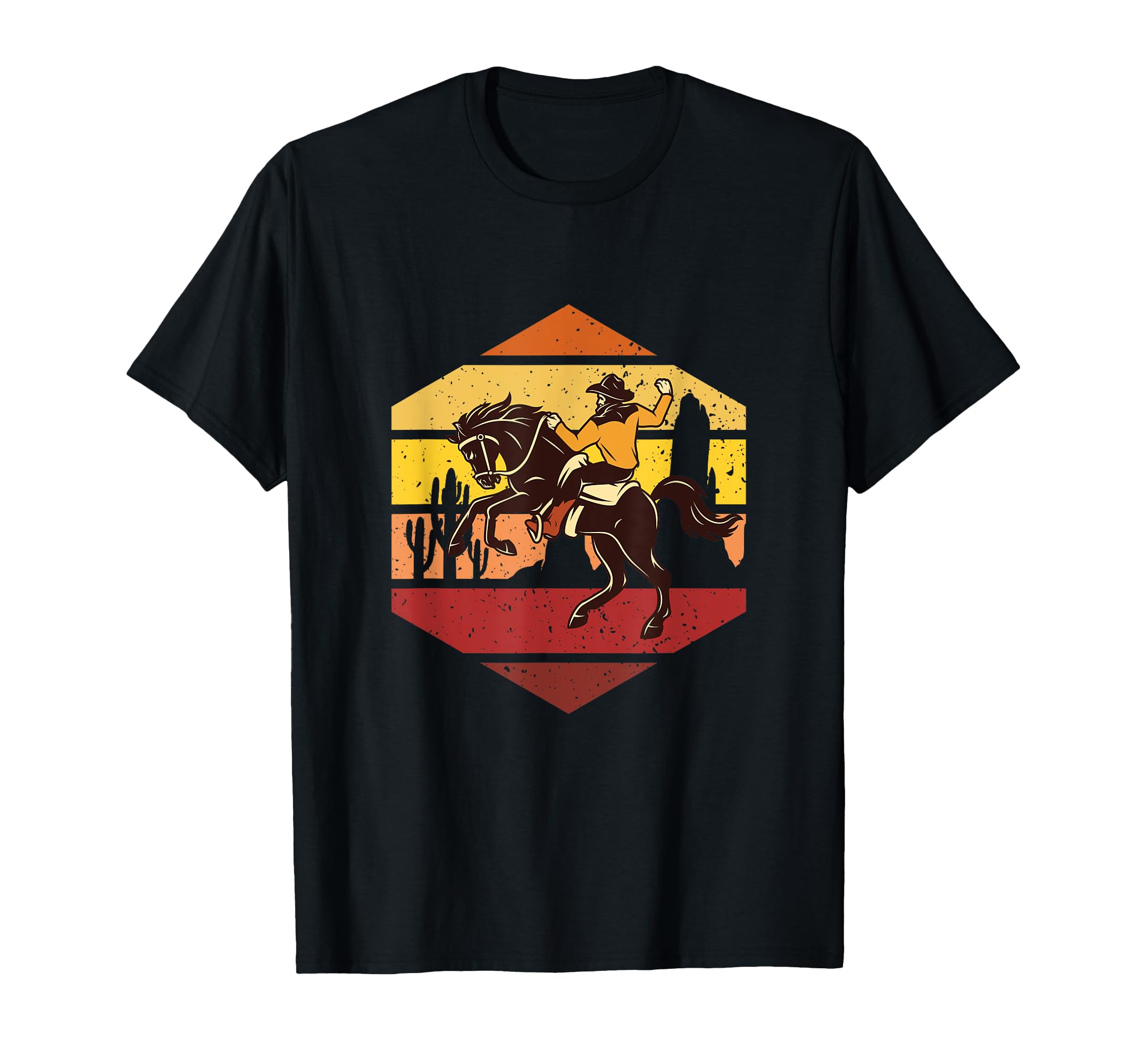 Cowboy Western Wild West Texas T-Shirt - Custom Art Print Men Women - T-Shirt, Sweatshirt, Hoodie