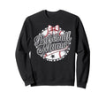 Baseball Mama Baseball Bow Baseball Sweatshirt - Unique Graphic for Adults - T-Shirt, Sweatshirt, Hoodie