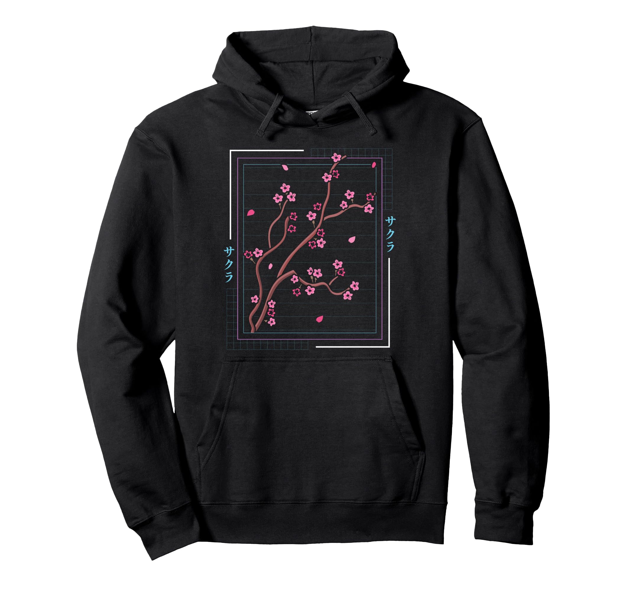 Asia Vaporwave Asian Japanese Sakura Hoodie - Aesthetic Graphic Men Women - T-Shirt, Sweatshirt, Hoodie
