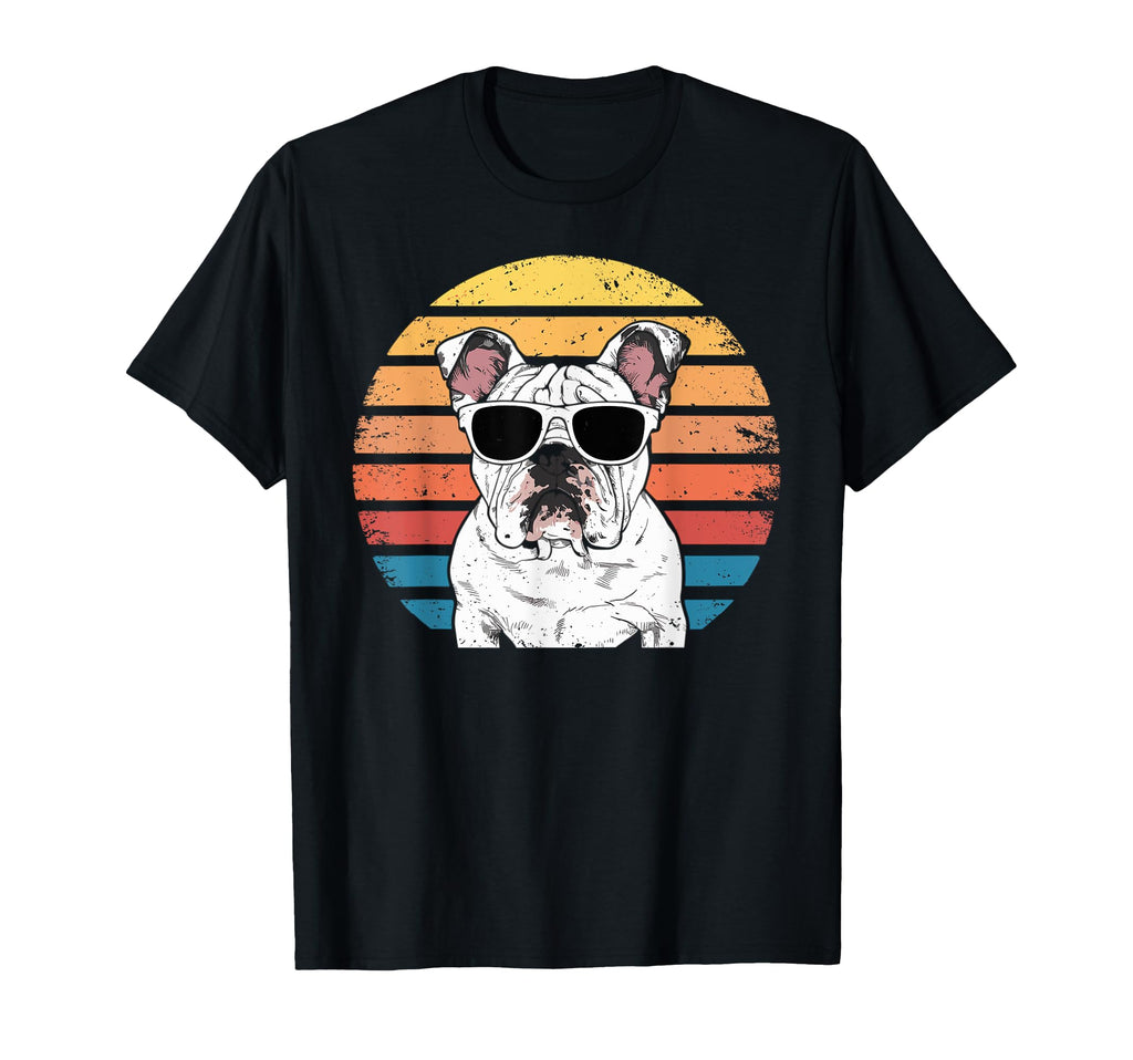 English Bulldog Distressed Store T-Shirt - Trendy Graphic Unisex - T-Shirt, Sweatshirt, Hoodie