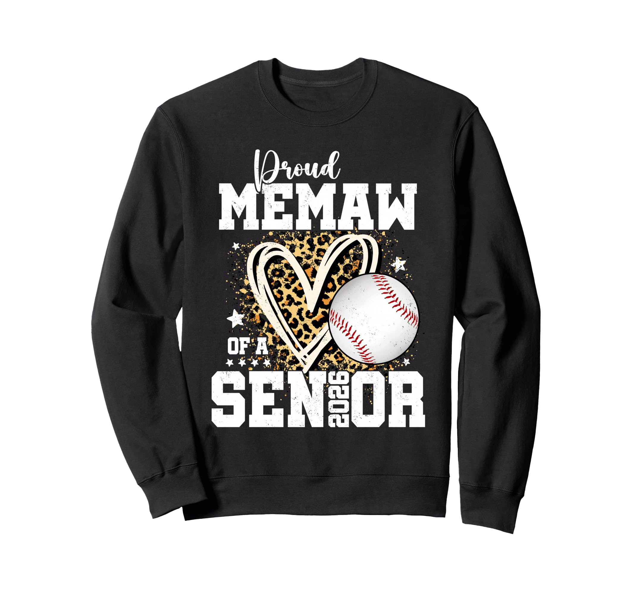 Proud Memaw 2026 Senior Baseball Sweatshirt - Trendy Graphic for Adults - T-Shirt, Sweatshirt, Hoodie