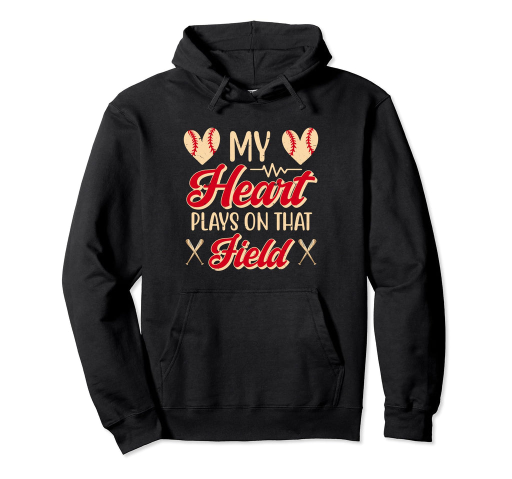 Baseball Girlfriend Boyfriend Hoodie - Custom Art Print for Adults - T-Shirt, Sweatshirt, Hoodie