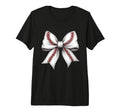Baseball Coquette Bow Baseball Bow Mom T-Shirt - Fun Novelty Design Unisex - T-Shirt, Sweatshirt, Hoodie