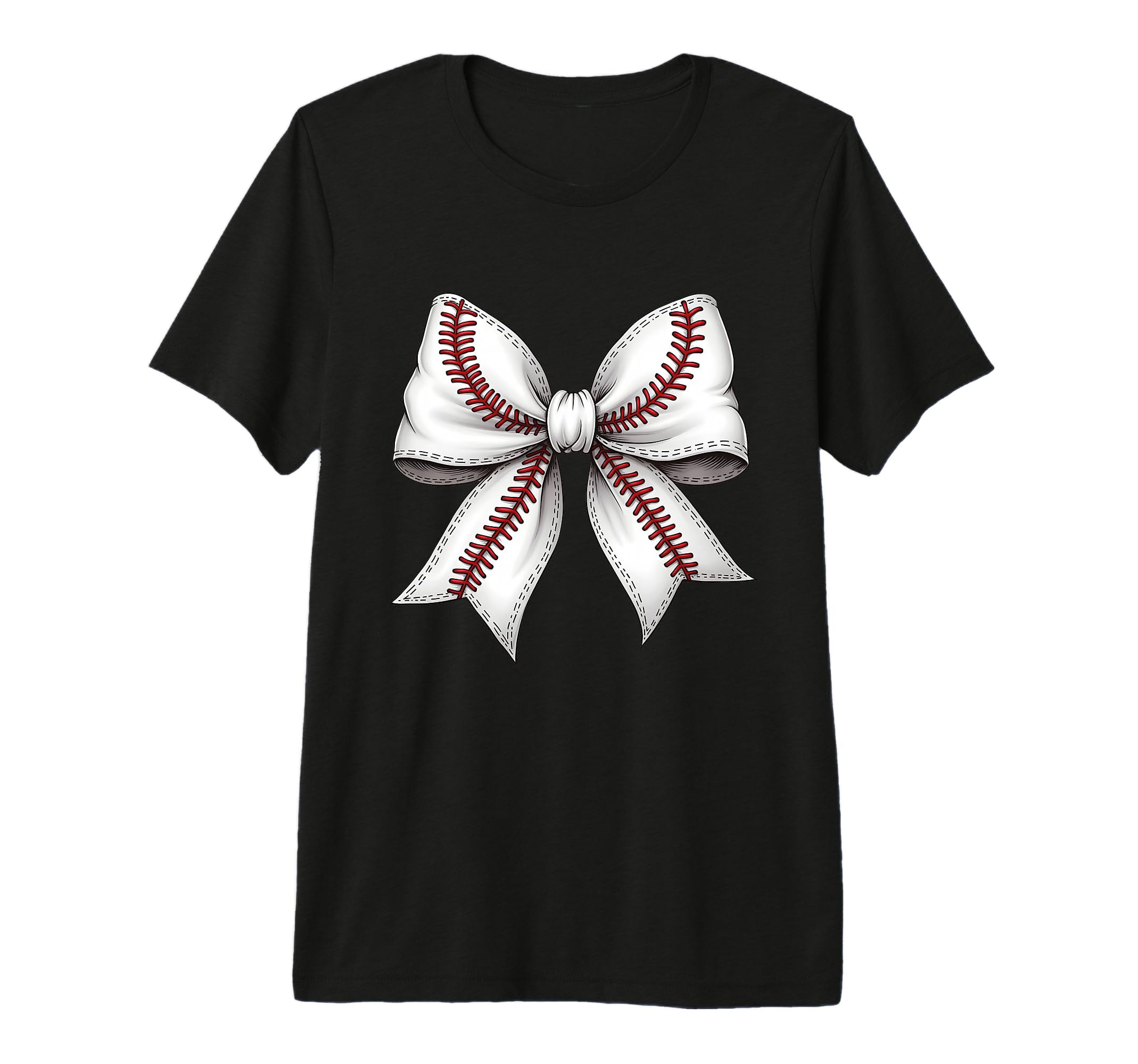 Baseball Coquette Bow Baseball Bow Mom T-Shirt - Fun Novelty Design Unisex - T-Shirt, Sweatshirt, Hoodie