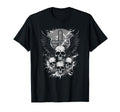 Gothic Skull Cross Art Wings Grunge Punk T-Shirt - Streetwear Style Unisex - T-Shirt, Sweatshirt, Hoodie