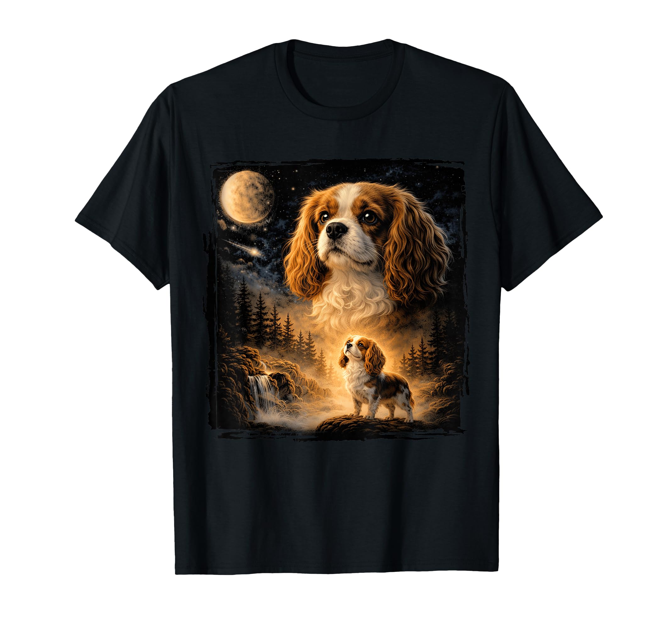 90S Cavalier King Charles Spaniel T-Shirt - Minimalist Print for Adults - T-Shirt, Sweatshirt, Hoodie