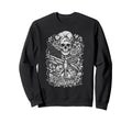 Skull Cat Skeleton Kitty Kitten Sweatshirt - Aesthetic Graphic Men Women - T-Shirt, Sweatshirt, Hoodie
