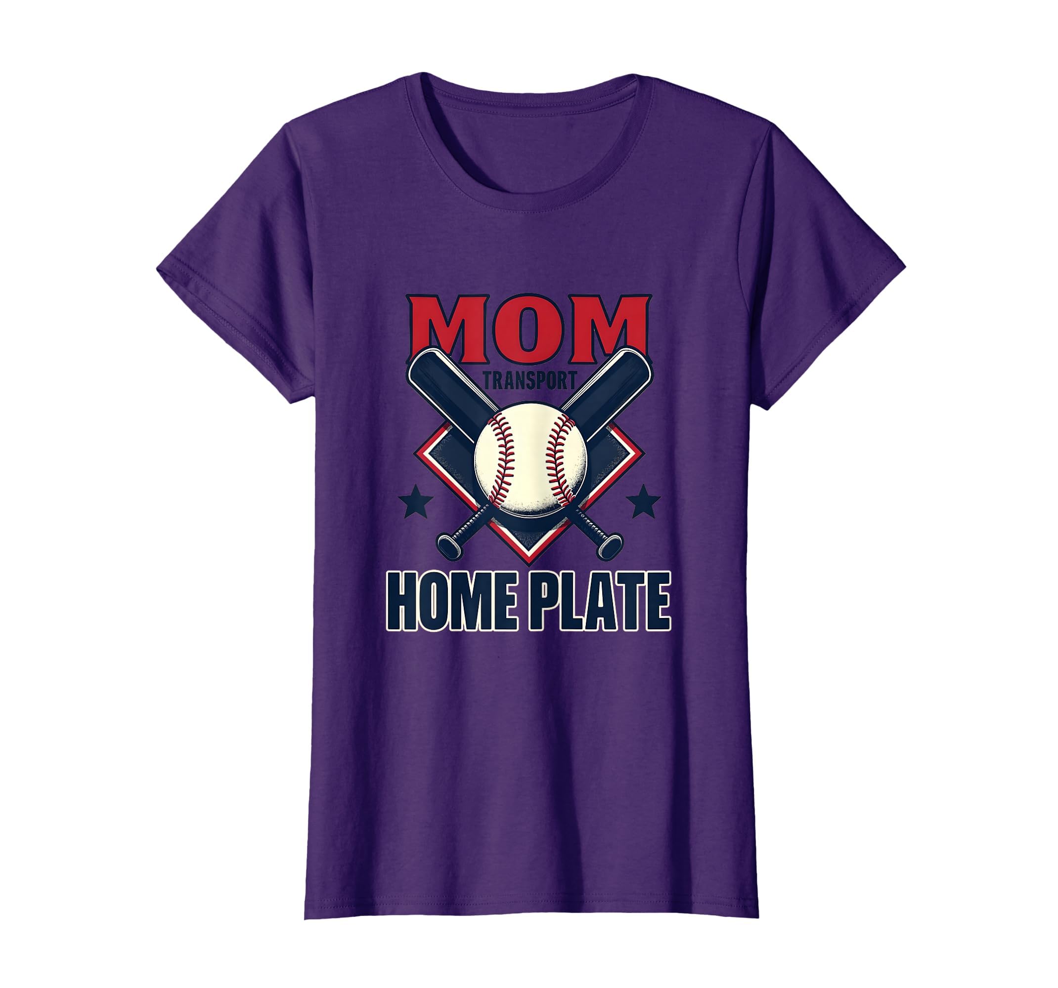 Baseball Mama Mom Transport Home T-Shirt - Casual Everyday Wear for Adults - T-Shirt, Sweatshirt, Hoodie