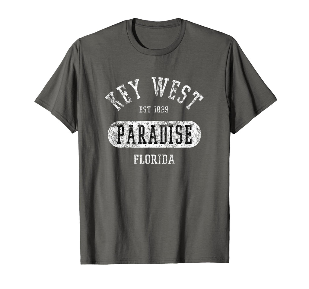 Fun Key West College Distressed T-Shirt - Fun Novelty Design Men Women - T-Shirt, Sweatshirt, Hoodie