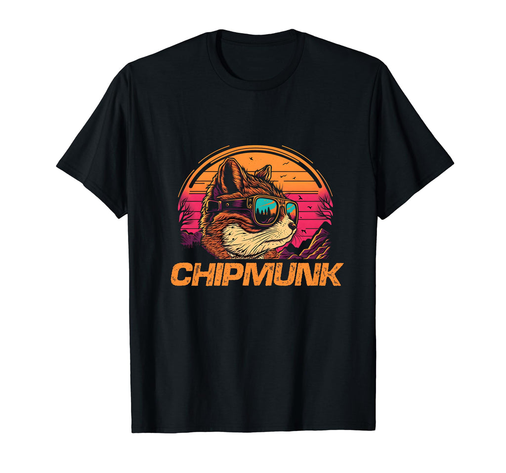 Sunset Sunglasses Chipmunk T-Shirt - Aesthetic Graphic Men Women - T-Shirt, Sweatshirt, Hoodie