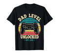 Dad Level Unlocked 2025 Gamer Future T-Shirt - Streetwear Style Unisex - T-Shirt, Sweatshirt, Hoodie