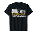 Usa American Flag Proud Baseball Dad T-Shirt - Novelty Apparel for Adults - T-Shirt, Sweatshirt, Hoodie