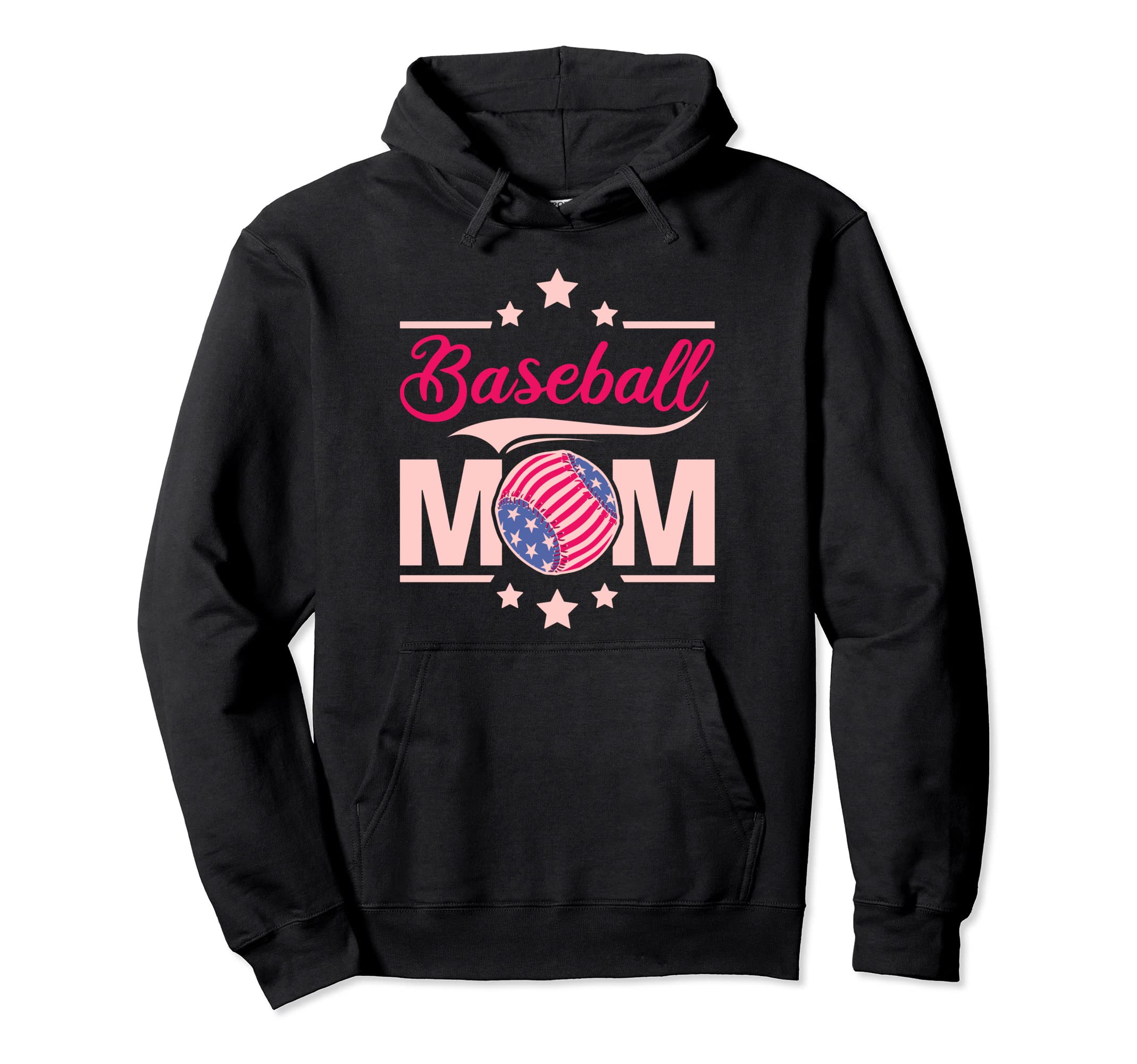 Baseball And Baseball Mom Funny Baseball Hoodie - Fun Novelty Design Unisex - T-Shirt, Sweatshirt, Hoodie