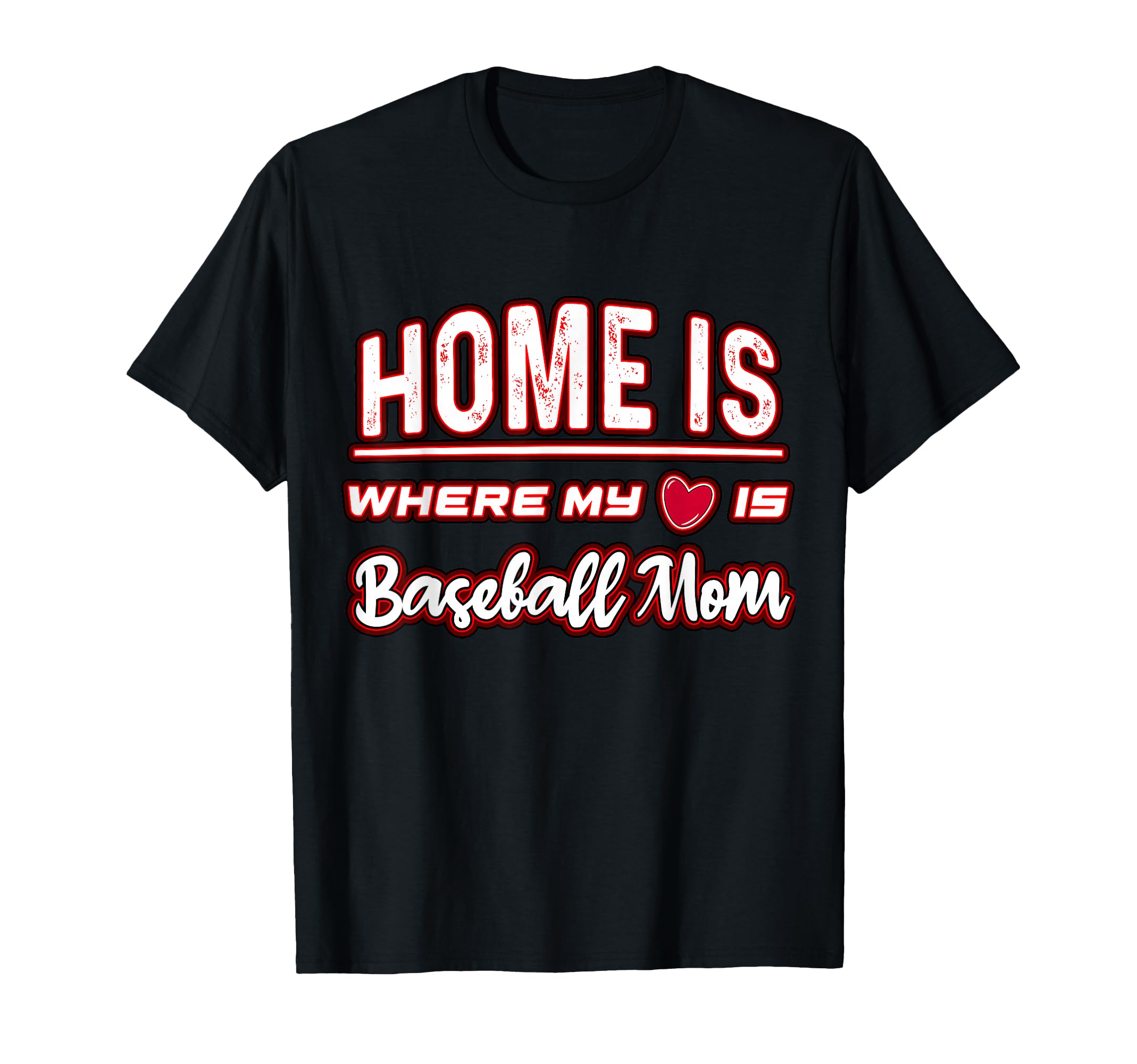 Baseball Moms Womens Heart Fields T-Shirt - Aesthetic Graphic Men Women - T-Shirt, Sweatshirt, Hoodie