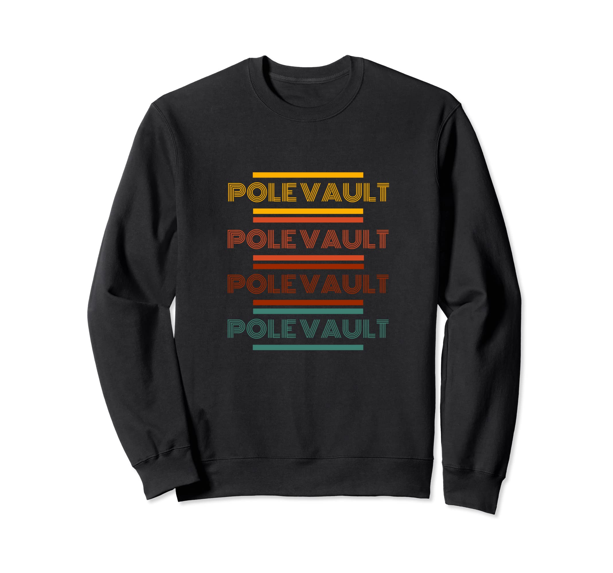 Pole Vault Distressed Pole Vaulting Sweatshirt - Trendy Graphic for Adults - T-Shirt, Sweatshirt, Hoodie
