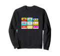 Cassette Tape 80S 90S Lovers Sweatshirt - Fun Novelty Design Men Women - T-Shirt, Sweatshirt, Hoodie