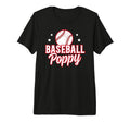 Mens Baseball Poppy Grandpa Poppy T-Shirt - Unique Graphic Men Women - T-Shirt, Sweatshirt, Hoodie