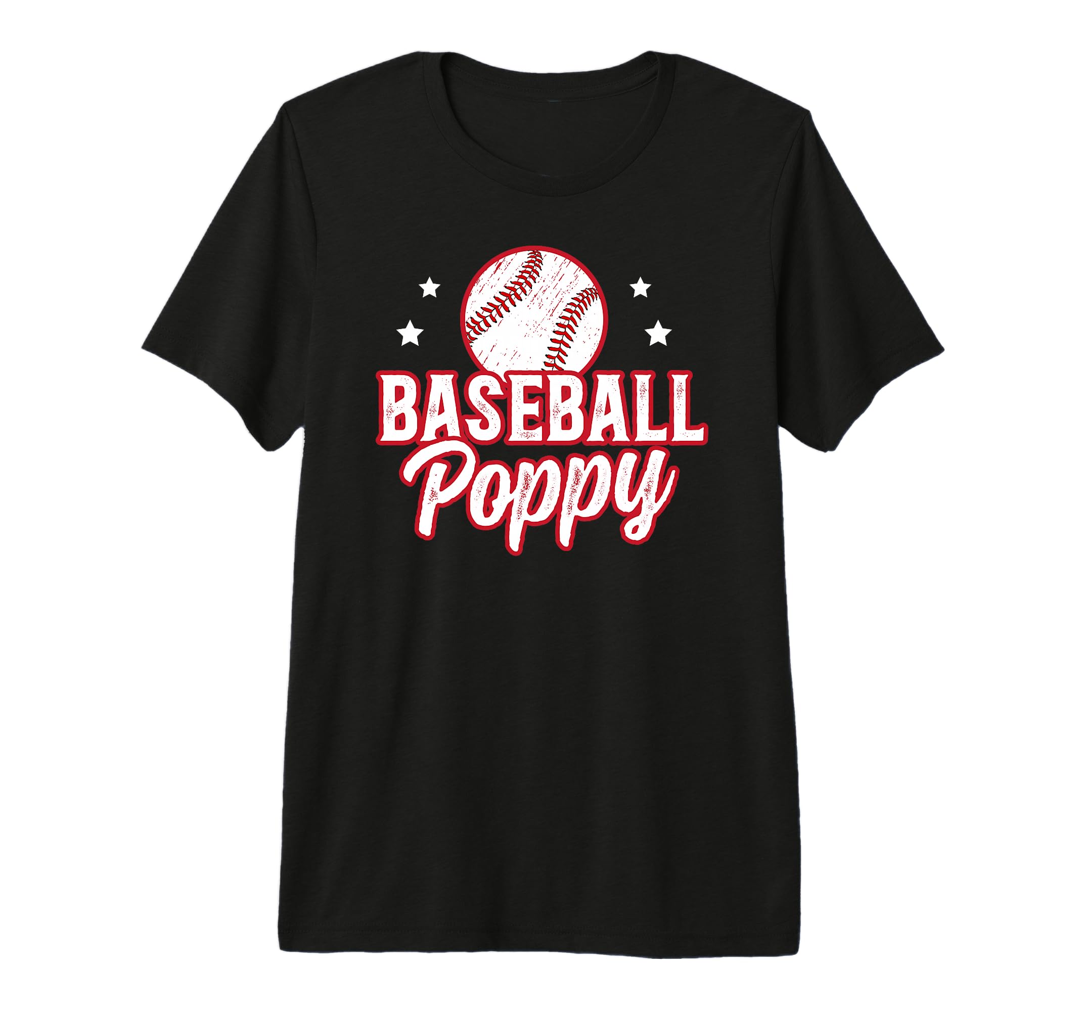 Mens Baseball Poppy Grandpa Poppy T-Shirt - Unique Graphic Men Women - T-Shirt, Sweatshirt, Hoodie
