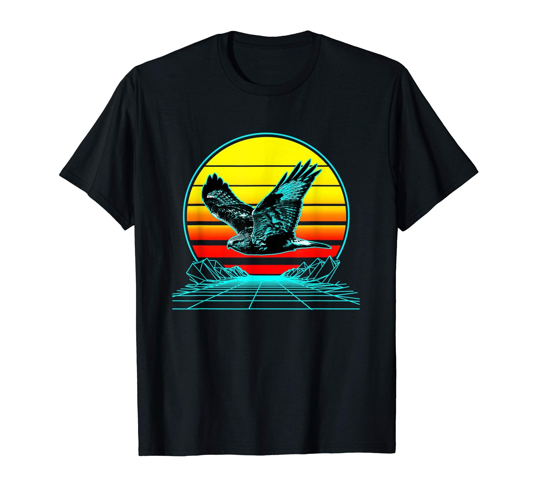 Sunset Hawk T-Shirt - Streetwear Style Men Women - T-Shirt, Sweatshirt, Hoodie