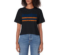 Houston Texas Three Stripe Weathered T-Shirt - Fun Novelty Design Unisex - T-Shirt, Sweatshirt, Hoodie