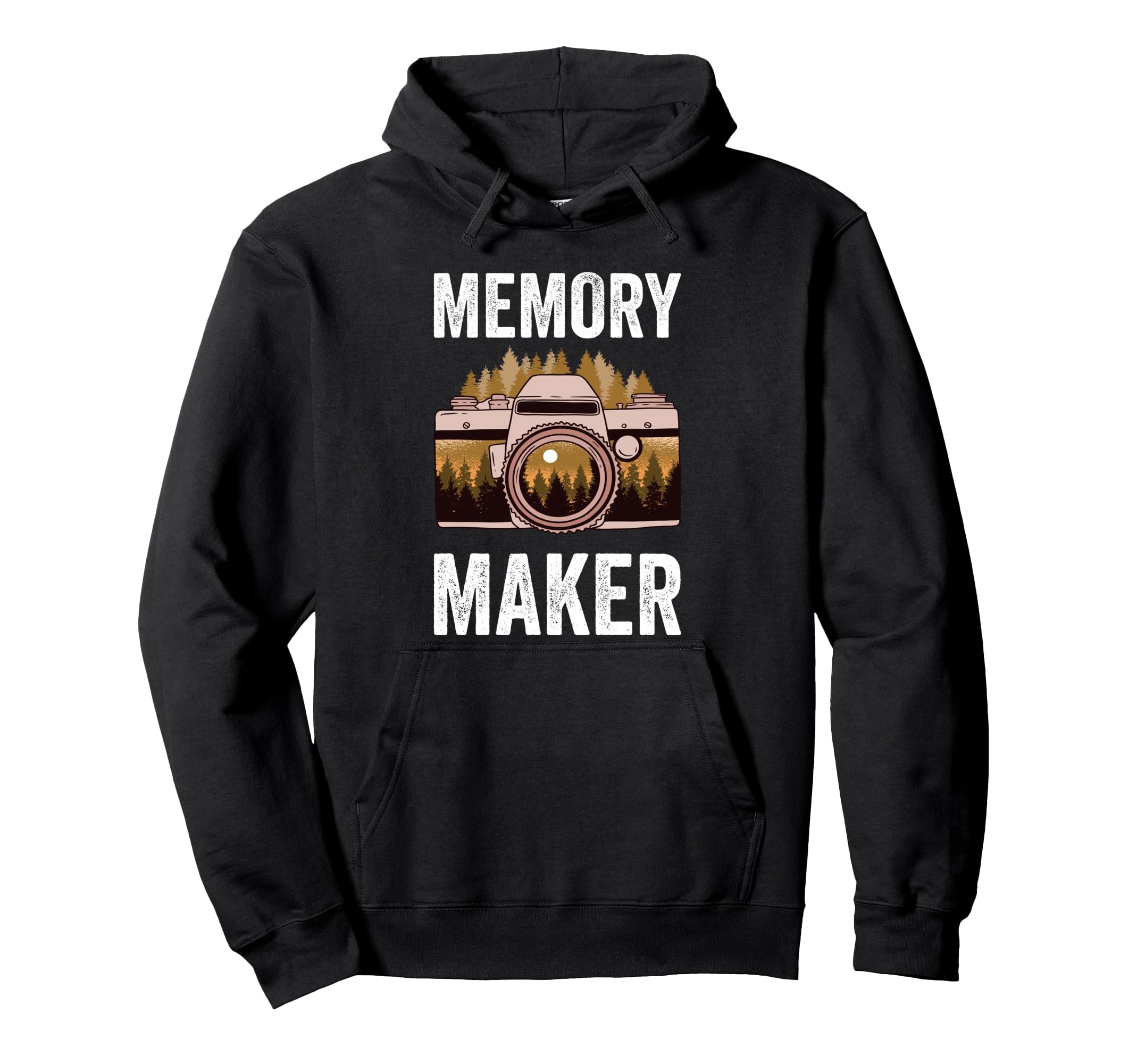 Memory Maker Photography Camera Hoodie - Novelty Apparel for Adults - T-Shirt, Sweatshirt, Hoodie