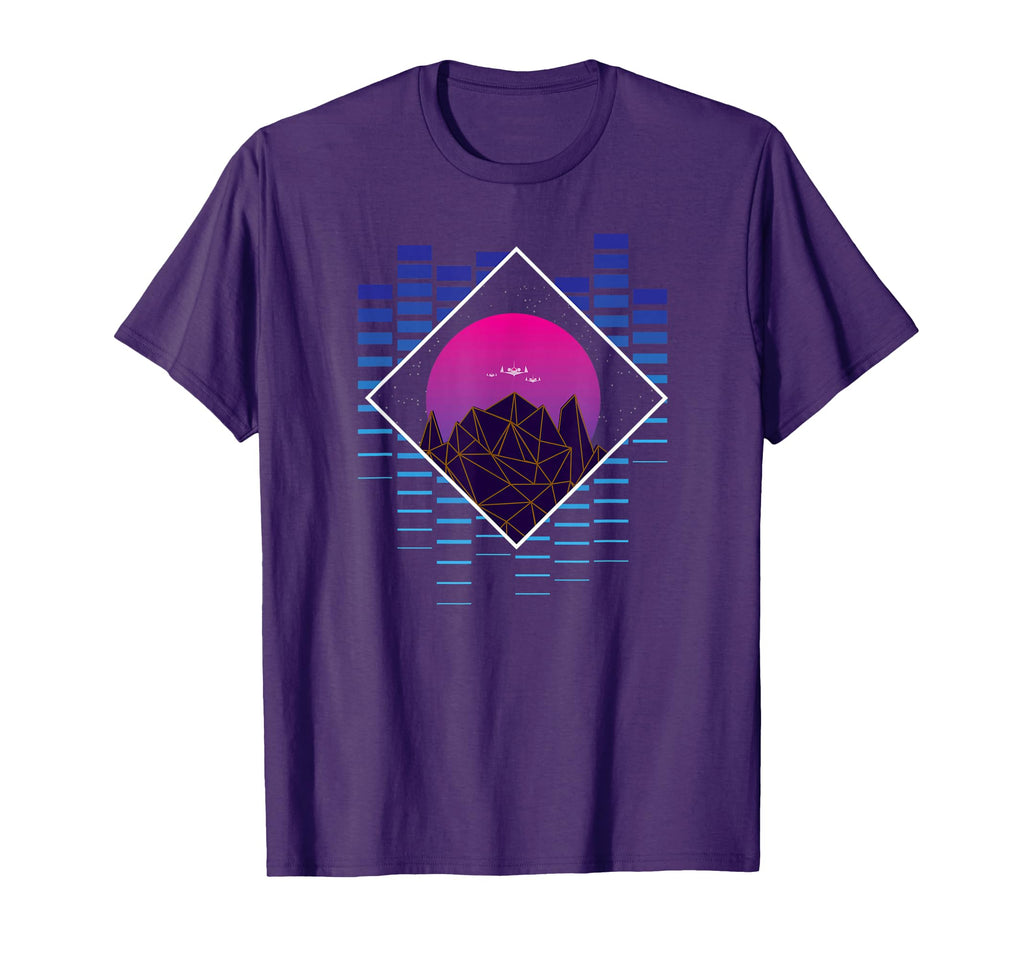 Space Jet Retrowave Synthwave T-Shirt - Aesthetic Graphic Men Women - T-Shirt, Sweatshirt, Hoodie