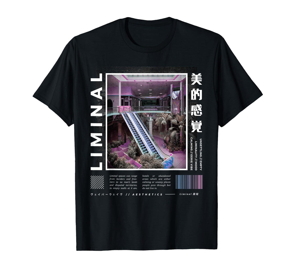 Liminal Spaces Vaporwave Aesthetic T-Shirt - Trendy Graphic Men Women - T-Shirt, Sweatshirt, Hoodie