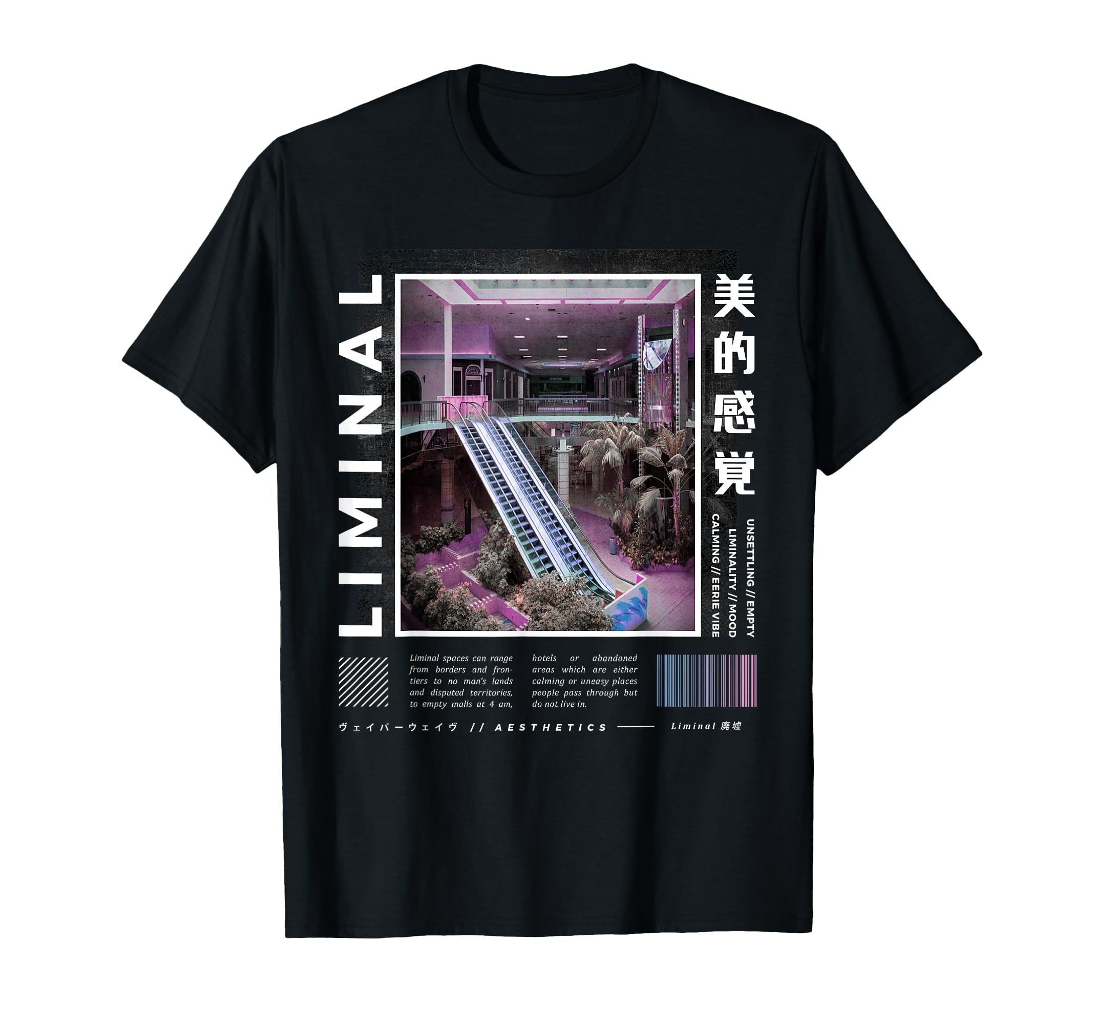 Liminal Spaces Vaporwave Aesthetic T-Shirt - Trendy Graphic Men Women - T-Shirt, Sweatshirt, Hoodie