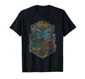 Baja California Coat Arms Distressed T-Shirt - Graphic Print for Adults - T-Shirt, Sweatshirt, Hoodie