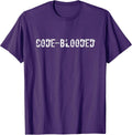 Code-Blooded Programming Coding - Adult & Kids T-Shirts, Sweatshirts & Hoodies apparel design preview 1