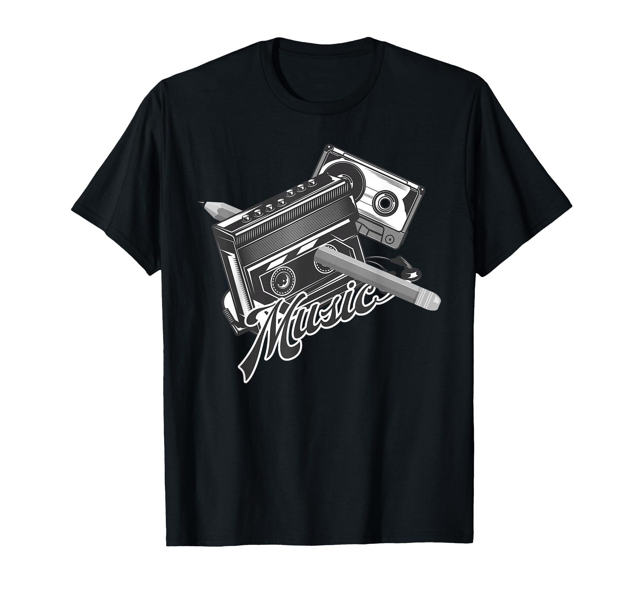 80S 990S Funny Throwback Music Cassette T-Shirt - Novelty Apparel Unisex - T-Shirt, Sweatshirt, Hoodie