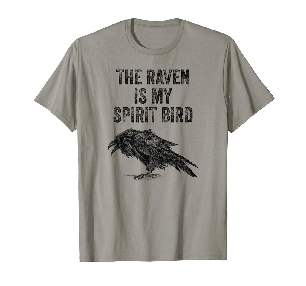 Raven Lover Spirit Bird Faded T-Shirt - Fun Novelty Design for Adults - T-Shirt, Sweatshirt, Hoodie